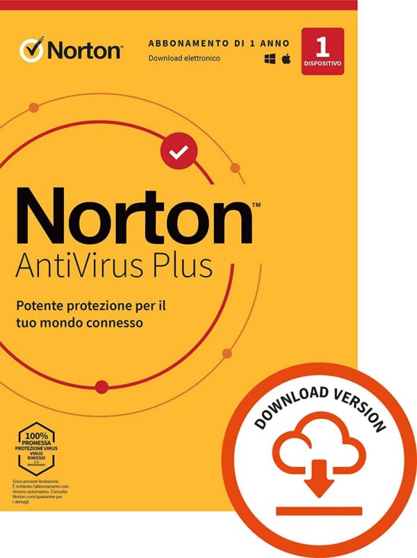 Norton Antivirus Plus 2022 Licenza